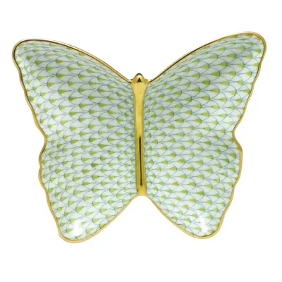 Butterfly Dish Key Lime 4.25 in L X 1 in H