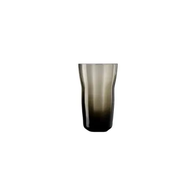 Domain Smoky Gray Flow Highball Glass Round 3.3" H 5.5" 14.3 oz (Special Order)