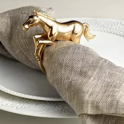 Horse Gold Napkin Jewels