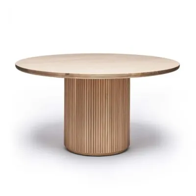 Laurel Round Dining Table Large - Saddle