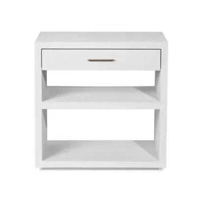 Livia Bedside Chest, White
