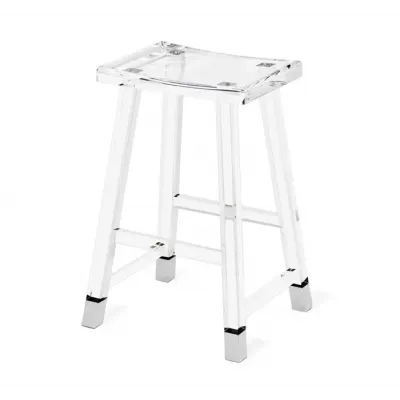 Reva Counter Stool, Nickel