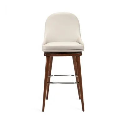 Harper Swivel Bar Stool, Grey