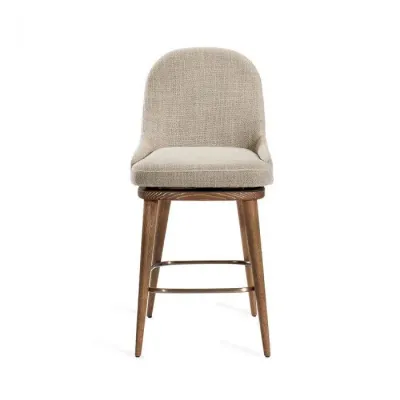 Harper Swivel Counter Stool, Flax