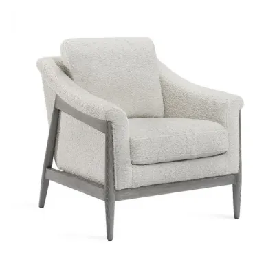 Layla Occasional Chair, Haze Shearling