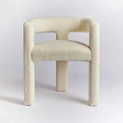 Avery Dining Chair, Down Shearling