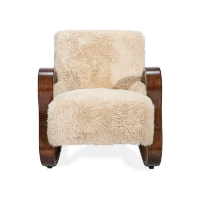 Milan Lounge Chair, Almond