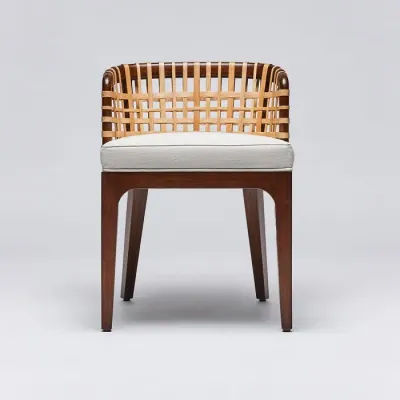 Palms Side Chair, Chestnut