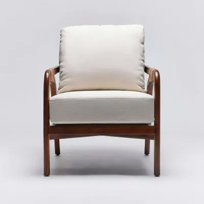 Delray Lounge Chair, Chestnut