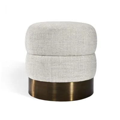Charlize Stool, Bronze/ Dove