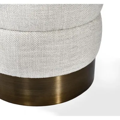 Charlize Stool, Bronze/ Dove