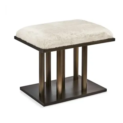Celeste Stool, Ivory