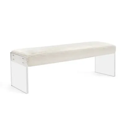 Riley Bench, Ivory