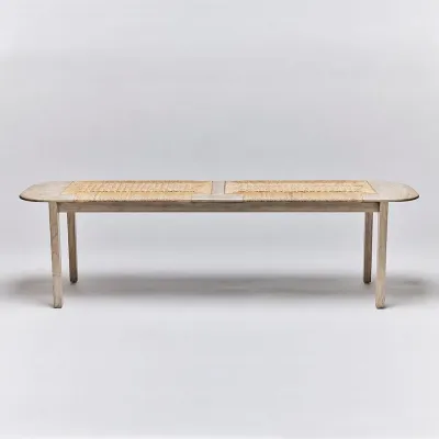 Juno Bench, Washed White