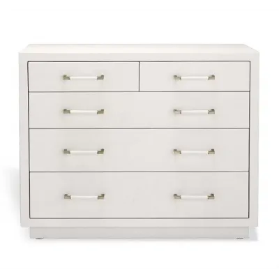 Taylor 5 Drawer Chest, White