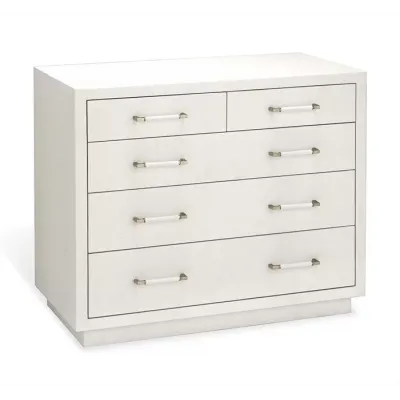 Taylor 5 Drawer Chest, White