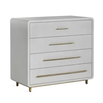 Alma Chest, Light Grey
