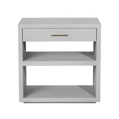 Livia Bedside Chest, Light Grey