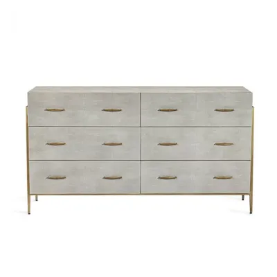 Morand 6 Drawer Chest, Shagreen