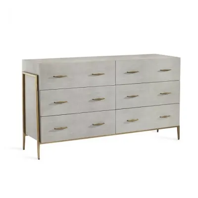 Morand 6 Drawer Chest, Shagreen
