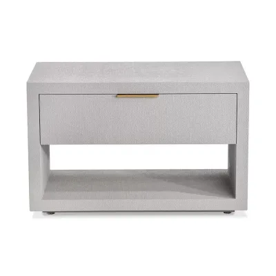 Montaigne Bedside Chest, Light Grey