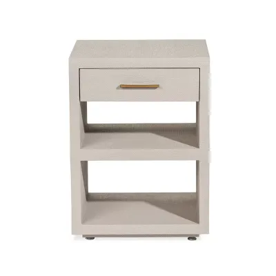 Livia Small Bedside Chest, Sand