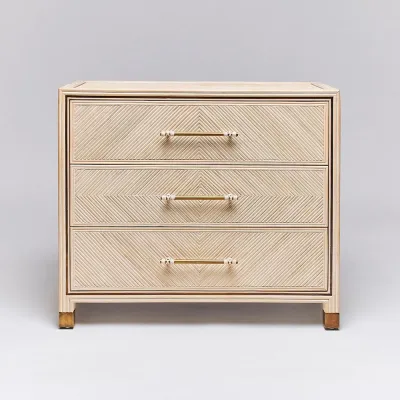 Jensen 3 Drawer Chest, White Wash