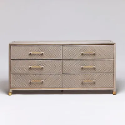 Jensen 6 Drawer Chest, Grey Wash