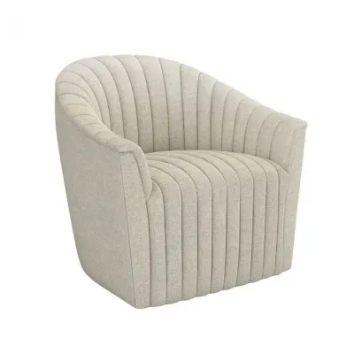 Channel Swivel Chair, Wheat