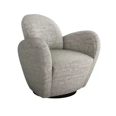 Miami Swivel Chair, Feather