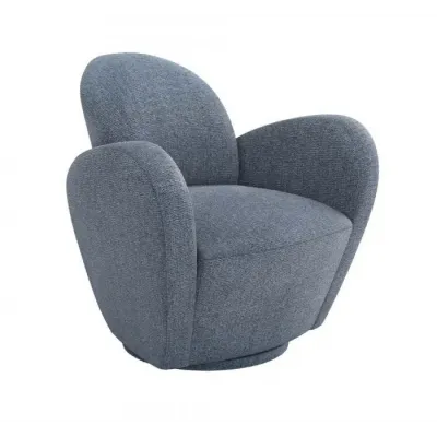Miami Swivel Chair, Azure