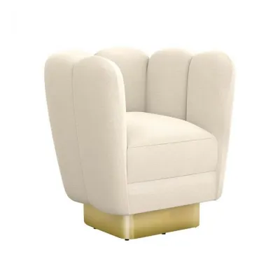 Gallery Swivel Chair Brass, Pure