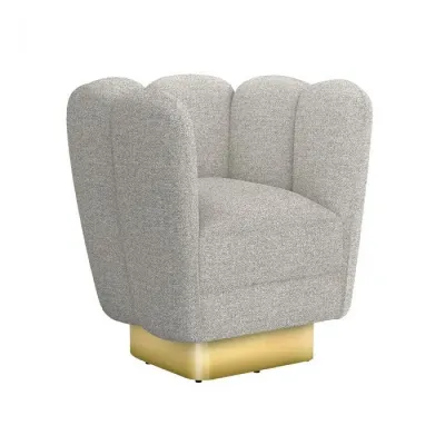 Gallery Swivel Chair Brass, Rock