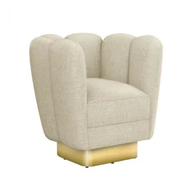 Gallery Swivel Chair Brass, Bluff