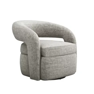 Targa Swivel Chair, Feather