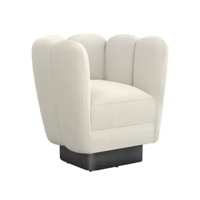 Gallery Swivel Chair Gunmetal, Pearl