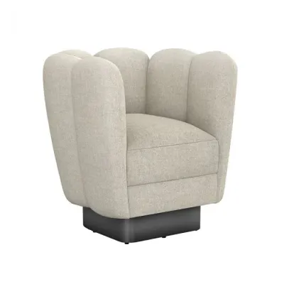 Gallery Swivel Chair Gunmetal, Wheat