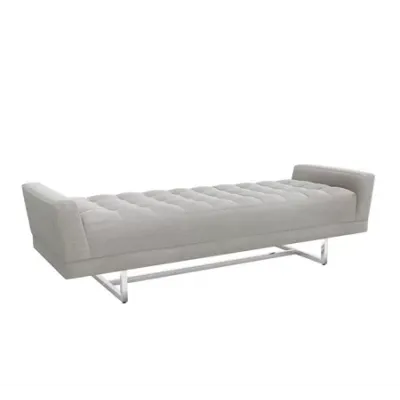 Luca King Bench, Grey