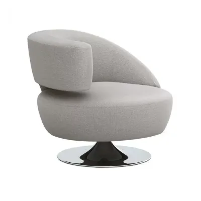 Isabella Left Swivel Chair, Grey