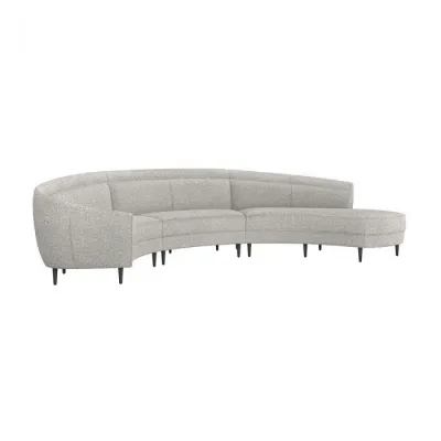 Capri Right Chaise Sectional, Rock