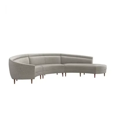Capri Right Chaise Sectional, Feather