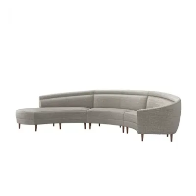 Capri Left Chaise Sectional, Feather