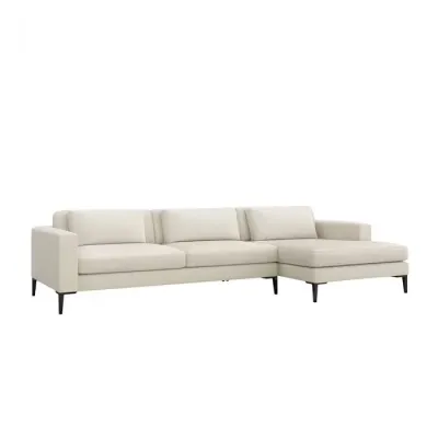 Izzy Right Chaise Sectional, Pearl