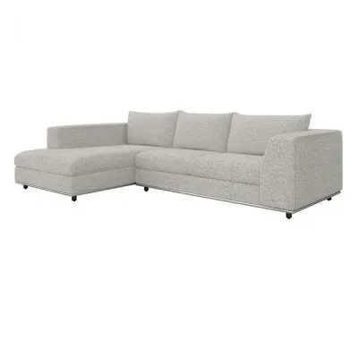 Comodo Left Chaise Sectional, Rock