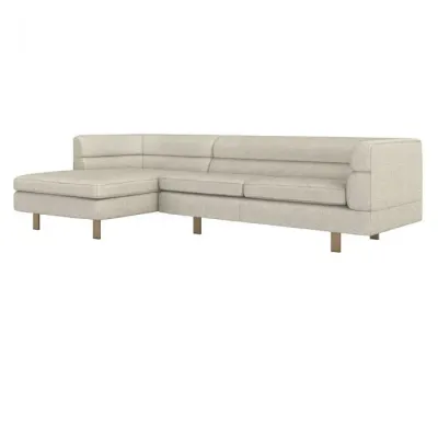 Ornette Left Chaise Sectional, Wheat