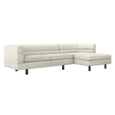 Ornette Right Chaise Sectional, Pearl