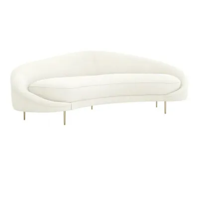 Ava Right Sofa, Pure
