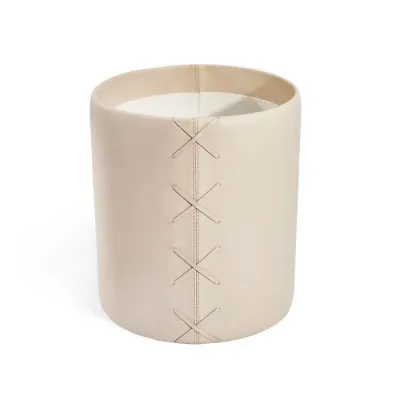 Xavier Wastebasket, Ivory