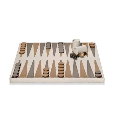Hampton Backgammon Set, Ivory
