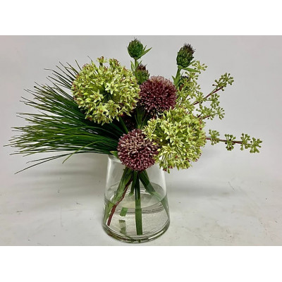 Allium Glass 14" x 15"
